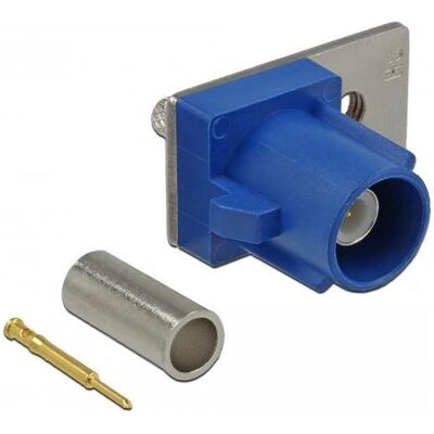 Delock FAKRA C plug spring pin for crimping 1 prepunched hole (Kabel), Netzwerkkamera Zubehör Delock FAKRA C plug spring pin for crimping 1 prepunched hole (Kabel), Netzwerkkamera Zubehör