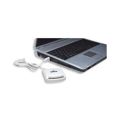Manhattan SmartCard-Leser - USB - weiss (USB), Speicherkartenlesegerät, Weiss Manhattan SmartCard-Leser - USB - weiss (USB), Speicherkartenlesegerät, Weiss