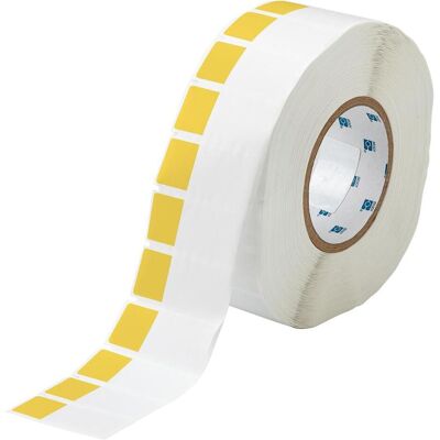 Brady, Etikettenrolle, THT-64-427-3-YL, selbstlaminierendes Vinyl, Gelb/Transparent, 25.40 x 19.05(57.15) mm, perma (62.23 mm) Brady, Etikettenrolle, THT-64-427-3-YL, selbstlaminierendes Vinyl, Gelb/Transparent, 25.40 x 19.05(57.15) mm, perma (62.23 mm)