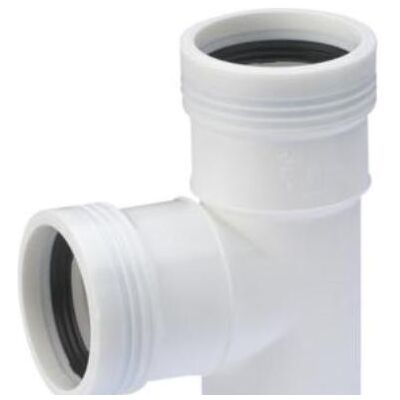 Wavin Weiß PP 88,5° 40-40mm Rohrbogen - Sanitärstück Wavin Weiß PP 88,5° 40-40mm Rohrbogen - Sanitärstück