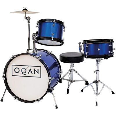 Oqan Kinder-Trommelset, QPA-3, Blau, Pappelholz, Trommelständer (Perkussion), Perkussion, Blau Oqan Kinder-Trommelset, QPA-3, Blau, Pappelholz, Trommelständer (Perkussion), Perkussion, Blau