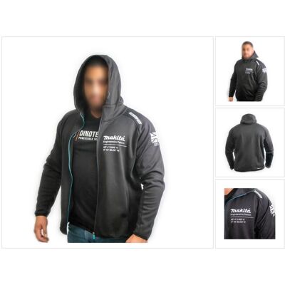 Makita, Arbeitsjacke, Kapuzen Jacke XL Polyester Arbeit und Freizeit ( 98P1818-XL ) (XL) Makita, Arbeitsjacke, Kapuzen Jacke XL Polyester Arbeit und Freizeit ( 98P1818-XL ) (XL)