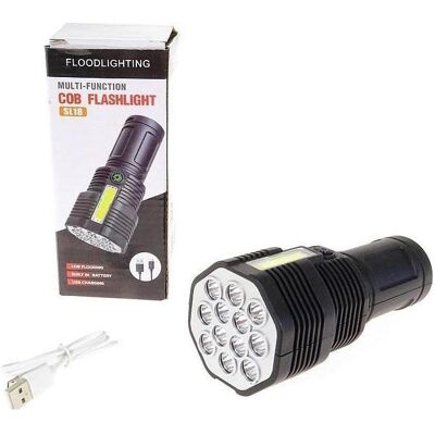Adar, Taschenlampe, Taschenlampe mit USB-Ladegerät (16.50 cm) Adar, Taschenlampe, Taschenlampe mit USB-Ladegerät (16.50 cm)