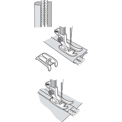 Husqvarna Doppel-Kederfuss, Nähzubehör, Mehrfarbig Husqvarna Doppel-Kederfuss, Nähzubehör, Mehrfarbig