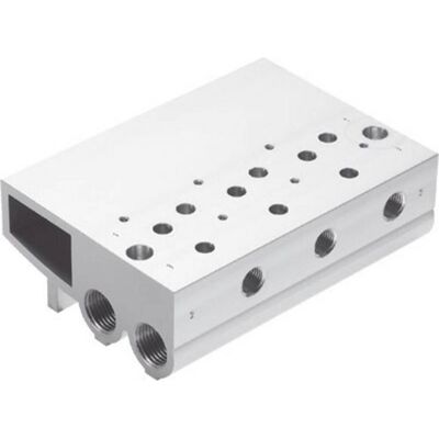 Festo, Rohrverbindungstechnik, VABM-P1-SF-G18-3-P3 542253 Anschlussblock Festo, Rohrverbindungstechnik, VABM-P1-SF-G18-3-P3 542253 Anschlussblock