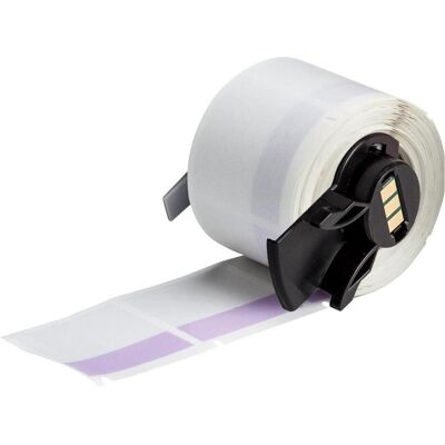 Brady, Etikettenrolle, M6-32-427-PL, Vinyl, selbstlaminierend, Violett/Transparent, matt, 38.10 x 12.70(38.10) mm (46.02 mm) Brady, Etikettenrolle, M6-32-427-PL, Vinyl, selbstlaminierend, Violett/Transparent, matt, 38.10 x 12.70(38.10) mm (46.02 mm)