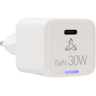 Sbox HC-30 Typ-C 30W GAN Heimladegerät (30 W, 1 Port), USB Ladegerät, Weiss Sbox HC-30 Typ-C 30W GAN Heimladegerät (30 W, 1 Port), USB Ladegerät, Weiss