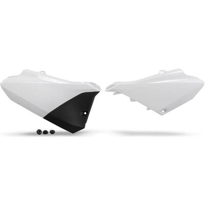UFO, Motorrad Zubehör, UFO-Heckseitenverkleidungen für Yamaha YZ 85 (Baujahre 2022–2026), Weiss UFO, Motorrad Zubehör, UFO-Heckseitenverkleidungen für Yamaha YZ 85 (Baujahre 2022–2026), Weiss