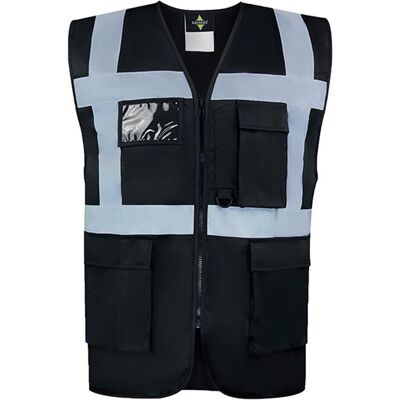 Korntex, Warnweste, Warnweste Multifunktional Hamburg Schwarz mit 360° Sicherheit 5XL EN ISO 17353 KXCMF (5XL) Korntex, Warnweste, Warnweste Multifunktional Hamburg Schwarz mit 360° Sicherheit 5XL EN ISO 17353 KXCMF (5XL)