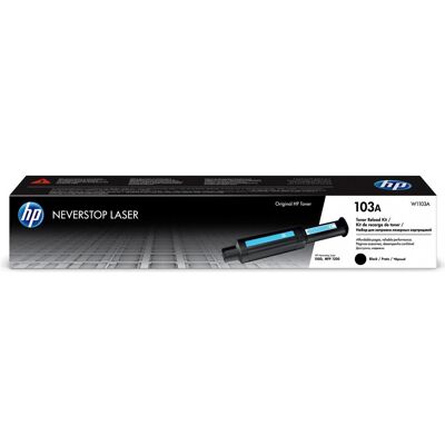 HP Toner, 103A Neverstop Black W1103A HP Toner, 103A Neverstop Black W1103A