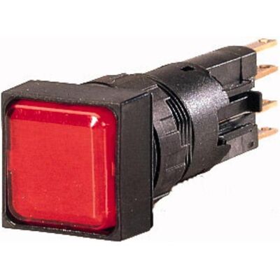 Eaton Q25LF-RT/WB Leuchtmelder - Rot, flach, 25x25mm Eaton Q25LF-RT/WB Leuchtmelder - Rot, flach, 25x25mm