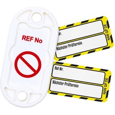Brady, Sicherheitskennzeichnung, NAN-DE-PK-GP-YL, Nanotag™ Set, 20 Nanotag Haltern, 20 x Nanotag Einsteckschild (Schwarz auf Brady, Sicherheitskennzeichnung, NAN-DE-PK-GP-YL, Nanotag™ Set, 20 Nanotag Haltern, 20 x Nanotag Einsteckschild (Schwarz auf