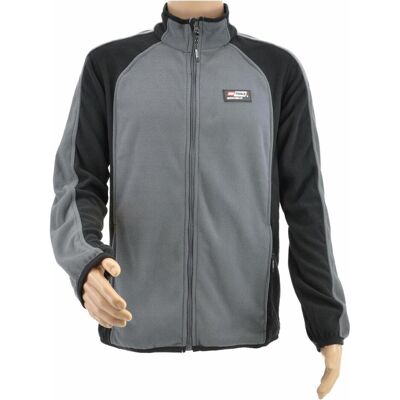 Awtools, Arbeitsjacke, T1 Grau-Schwarzes Fleece-Sweatshirt (M) Awtools, Arbeitsjacke, T1 Grau-Schwarzes Fleece-Sweatshirt (M)