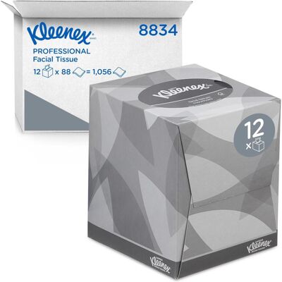 Kleenex Taschentücher Würfel 90 Blatt - Gesichtstücher Kleenex Taschentücher Würfel 90 Blatt - Gesichtstücher