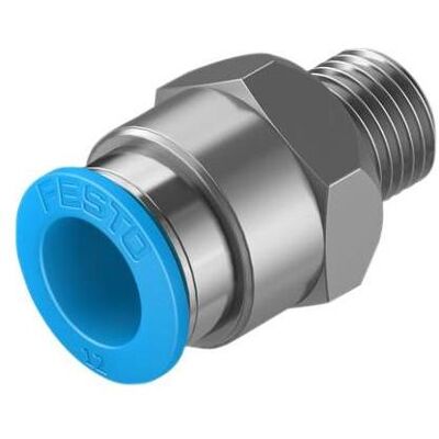 Festo, Rohrverbindungstechnik, Male Connector, R1/4 to 12mm Tube (Rohrverschraubung) Festo, Rohrverbindungstechnik, Male Connector, R1/4 to 12mm Tube (Rohrverschraubung)