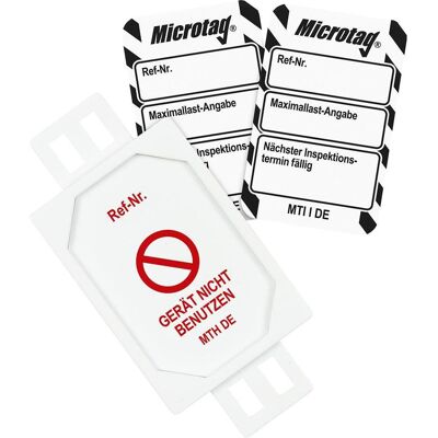 Brady, Sicherheitskennzeichnung, MIC-DE-PK-MTI-I-YL, Microtag Set, 20 x Microtag Halter, 20 x Microtag Einsteckschild (Schwa Brady, Sicherheitskennzeichnung, MIC-DE-PK-MTI-I-YL, Microtag Set, 20 x Microtag Halter, 20 x Microtag Einsteckschild (Schwa