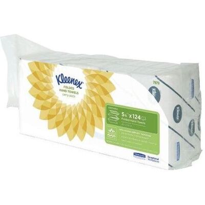 Kleenex Ultra Falthandtücher, Haushaltspapier, Weiss Kleenex Ultra Falthandtücher, Haushaltspapier, Weiss
