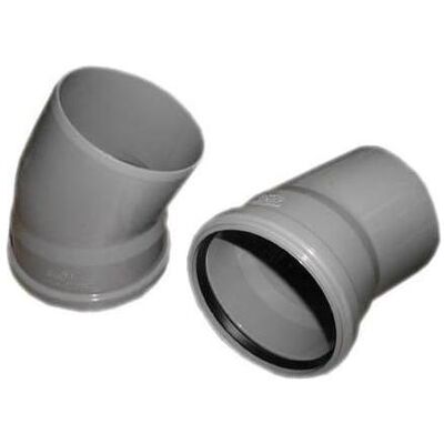 Wavin Zubehör Sanitärinstallation, Internal drainage elbow Optima, d110, 22 ° Wavin Zubehör Sanitärinstallation, Internal drainage elbow Optima, d110, 22 °