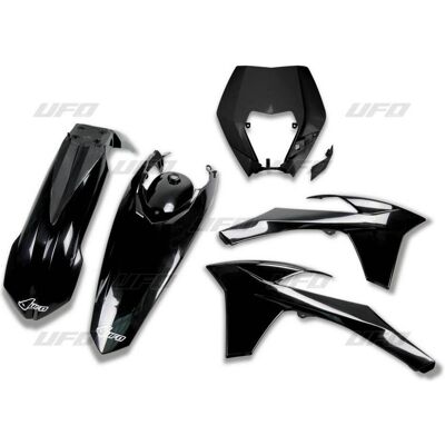 UFO, Motorrad Zubehör, KUNSTSTOFFSET KTM EXC/EXC-F '12-'13 SCHWARZ (KT521E001) UFO, Motorrad Zubehör, KUNSTSTOFFSET KTM EXC/EXC-F '12-'13 SCHWARZ (KT521E001)