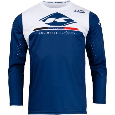 Kenny, Motorsportbekleidung, Racing Cross/Enduro T-Shirt Track Raw Marineblau/Weiss Grösse M (M) Kenny, Motorsportbekleidung, Racing Cross/Enduro T-Shirt Track Raw Marineblau/Weiss Grösse M (M)