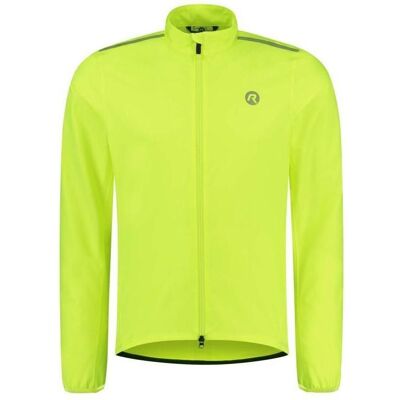 Rogelli Gelbe Distance Fahrrad-Regenjacke - Regenjacke für Radfahren Rogelli Gelbe Distance Fahrrad-Regenjacke - Regenjacke für Radfahren