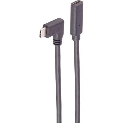 Shiverpeaks BS13-54155 USB-Kabel 1,5m - Schwarz, 90° Winkel, USB 3.2 Gen 2X2 Shiverpeaks BS13-54155 USB-Kabel 1,5m - Schwarz, 90° Winkel, USB 3.2 Gen 2X2