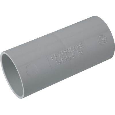 Fränkische Rohrwerke, Kabelverbindung, Kunststoff-Steckmuffe SMSKu-E, Ø mm - Zoll 16 mm, grau Fränkische Rohrwerke, Kabelverbindung, Kunststoff-Steckmuffe SMSKu-E, Ø mm - Zoll 16 mm, grau