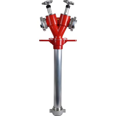 Kindswater Hydrantenstandrohr - DN 80, 2 Abgänge, 980mm - Hydrant Standrohr Kindswater Hydrantenstandrohr - DN 80, 2 Abgänge, 980mm - Hydrant Standrohr