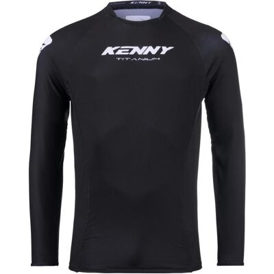 Kenny, Motorsportbekleidung, Racing T-Shirt Cross/Enduro Modell Titanschwarz Farbe Schwarz/Weiss Grösse XL (XL) Kenny, Motorsportbekleidung, Racing T-Shirt Cross/Enduro Modell Titanschwarz Farbe Schwarz/Weiss Grösse XL (XL)
