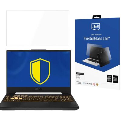 3MK FlexibleGlass Lite ASUS TUF Gaming F15 do 17" Szkło Hybrydowe Lite (17"), Notebook Schutzfolie 3MK FlexibleGlass Lite ASUS TUF Gaming F15 do 17" Szkło Hybrydowe Lite (17"), Notebook Schutzfolie