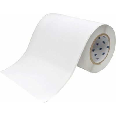 Brady, Etikettenrolle, J40C-8000-7425J, Polypropylen, Weiss, matt, 203.20 mm x 30.48 m, permanent, Endlos (209.55 mm) Brady, Etikettenrolle, J40C-8000-7425J, Polypropylen, Weiss, matt, 203.20 mm x 30.48 m, permanent, Endlos (209.55 mm)