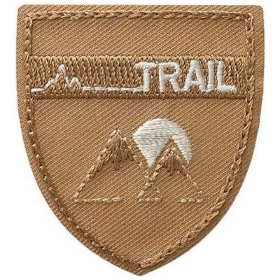 Mono Quick Trail Wappen, Applikationen, Weiss, Beige Mono Quick Trail Wappen, Applikationen, Weiss, Beige