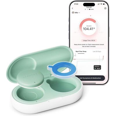 Momcozy, Fieberthermometer, Smartes Babythermometer (Achselhöhle) Momcozy, Fieberthermometer, Smartes Babythermometer (Achselhöhle)