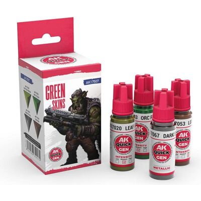 AK Interactive Quick Gen - Grüne Felle (Set 4 Refs), Weiteres Gaming Zubehör, Grün AK Interactive Quick Gen - Grüne Felle (Set 4 Refs), Weiteres Gaming Zubehör, Grün