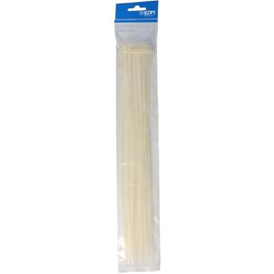 EDM, Kabelbinder, Natural ties 380x4,8mm high quality nylon (blister 25 unit.) (380 mm, 25 Stk.) EDM, Kabelbinder, Natural ties 380x4,8mm high quality nylon (blister 25 unit.) (380 mm, 25 Stk.)