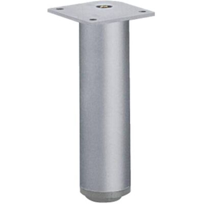 HETTICH Aluminium Rund Möbelbein - 100mm Höhe HETTICH Aluminium Rund Möbelbein - 100mm Höhe