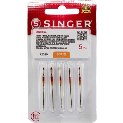Singer Nadel M2020-12/80 Blister 5St., Nadel Singer Nadel M2020-12/80 Blister 5St., Nadel