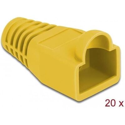 Delock Knickschutztülle für RJ45 Stecker gelb 20 Stück (Stecker Tülle), Zubehör Netzwerk Delock Knickschutztülle für RJ45 Stecker gelb 20 Stück (Stecker Tülle), Zubehör Netzwerk