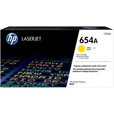 HP Toner, 654a (Y) HP Toner, 654a (Y)