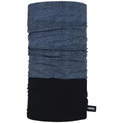 Oxford, Unisex, Sturmhaube + Halsschlauch, Snug - Herringbone, Schwarz, Grau, One Size Oxford, Unisex, Sturmhaube + Halsschlauch, Snug - Herringbone, Schwarz, Grau, One Size