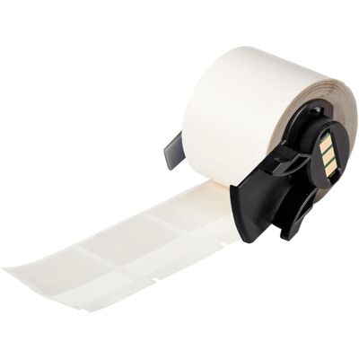 Brady, Etikettenrolle, M6-32-417, Selbstlaminierendes Vinyl, Weiss/Transparent, matt, 38.10 x 12.70 (38.10) mm, perm (46.02 mm) Brady, Etikettenrolle, M6-32-417, Selbstlaminierendes Vinyl, Weiss/Transparent, matt, 38.10 x 12.70 (38.10) mm, perm (46.02 mm)