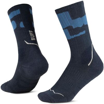 Buff, Unisex, Sportsocken, Merino Mw Crew Socks Night (42 - 44), Blau Buff, Unisex, Sportsocken, Merino Mw Crew Socks Night (42 - 44), Blau