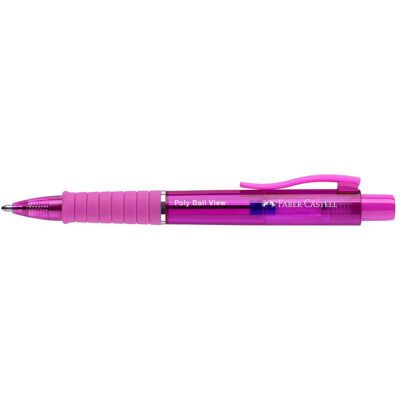 Faber-Castell, Schreibstifte, KS Poly Ball View Electric Fuchsia (1x) Faber-Castell, Schreibstifte, KS Poly Ball View Electric Fuchsia (1x)
