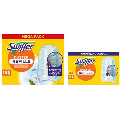 Swiffer Staubfangtücher Mega Pack - Mikrofaser, 18 Stück Swiffer Staubfangtücher Mega Pack - Mikrofaser, 18 Stück