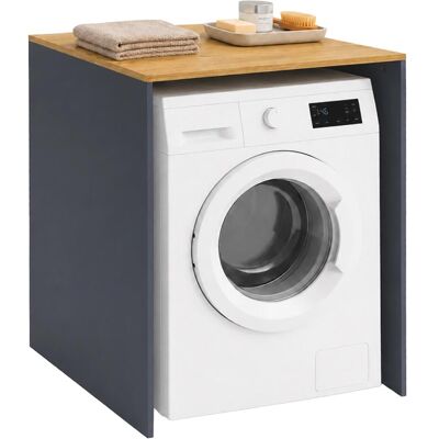 Relaxdays Waschmaschinenschrank, Waschmaschinenschrank, Grau Relaxdays Waschmaschinenschrank, Waschmaschinenschrank, Grau