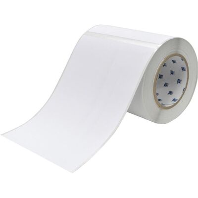 Brady, Etikettenrolle, J50-267-2569, Inkjet Polyester, Weiss, 155 x 210mm, permanent (120 E.) (165.10 mm) Brady, Etikettenrolle, J50-267-2569, Inkjet Polyester, Weiss, 155 x 210mm, permanent (120 E.) (165.10 mm)