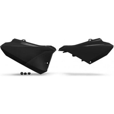 UFO, Motorrad Zubehör, UFO-Heckseitenverkleidungen für Yamaha YZ 85 (2022–2026), Schwarz UFO, Motorrad Zubehör, UFO-Heckseitenverkleidungen für Yamaha YZ 85 (2022–2026), Schwarz