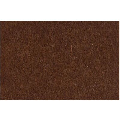 Folia Bastelfilz, (B)200 x (H)300 mm, 150 g/qm, schokobraun (30 x 20 cm) Folia Bastelfilz, (B)200 x (H)300 mm, 150 g/qm, schokobraun (30 x 20 cm)