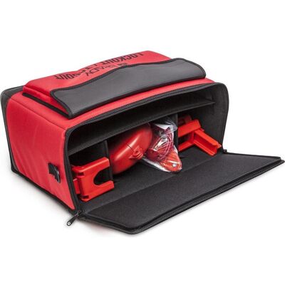 Brady, Zubehör Arbeitsschutz, LOTO-Vertriebstasche - Grosse Tasche, Nylon, Rot, Beschriftung: LOCKOUT/TAGOUT, mit Inhalt (1 Brady, Zubehör Arbeitsschutz, LOTO-Vertriebstasche - Grosse Tasche, Nylon, Rot, Beschriftung: LOCKOUT/TAGOUT, mit Inhalt (1