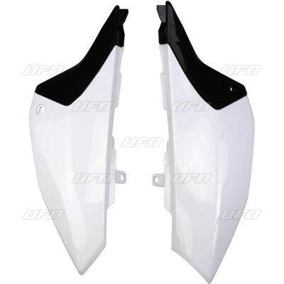 UFO, Motorrad Zubehör, UFO-Heckseitenverkleidungen für Yamaha YZ 65 (2018–2026), Weiss – Verkauf UFO, Motorrad Zubehör, UFO-Heckseitenverkleidungen für Yamaha YZ 65 (2018–2026), Weiss – Verkauf